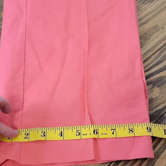 Jones New York Sport. Linen Blend. Cropped Drawstring Pant. Size 6. Like New - Picture 7 of 8